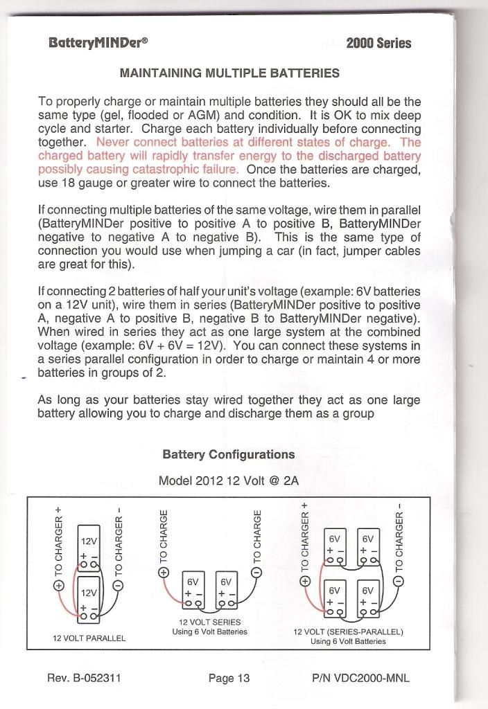 BatteryMINDER 2012AGM Battery Maintenance Charger PriusChat